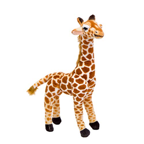 Peluche de jirafa, lindo juguete de peluche jirafa juguete de peluche muñeca regalo de cumpleaños (46 cm)