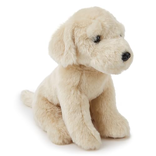 Zappi Co Peluche de Labrador (25cm) - Amigable, Perro Abrazable, Ecológico, Ideal para Jóvenes Aficionados a los Perros, 100% Reciclado