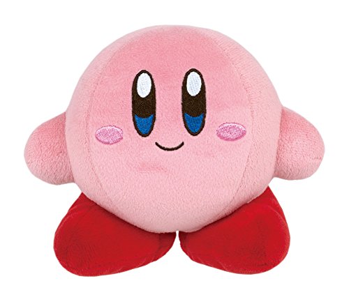 Sanei Kirby Adventure All Star Collection KP01 - Peluche Kirby de 5.5 Pulgadas