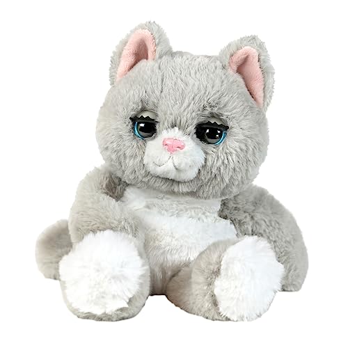 My Fuzzy Friends - Winks el Gato Dormilón, Juguete Mascota interactiva, Gato Que se Duerme, con reacciones y Sonidos, Suave, blandito y Flexible, para niños Desde 4 años, Famosa (MYE00111)