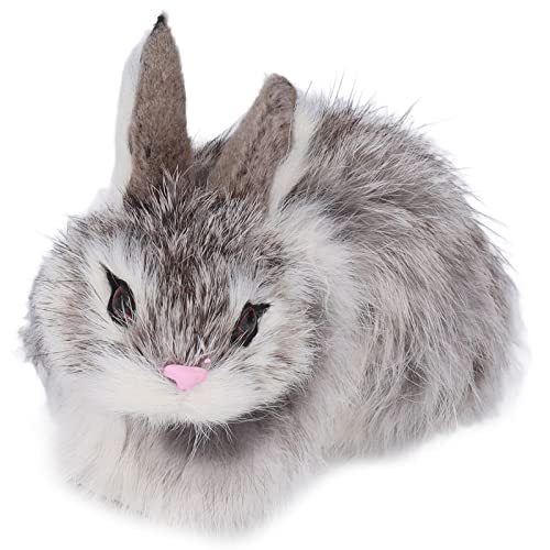 BuyWeek Conejo de Peluche, Conejito de Peluche Realista Conejo de Alta Simulación Conejo de Peluche Animal Lindo y Cómodo Regalo para Niños y Niñas